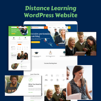 Distance Learning WordPress Responsive Website