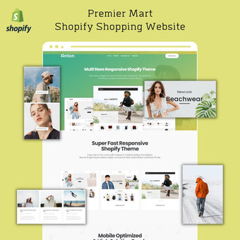 Premier Mart Shopify Shopping Website