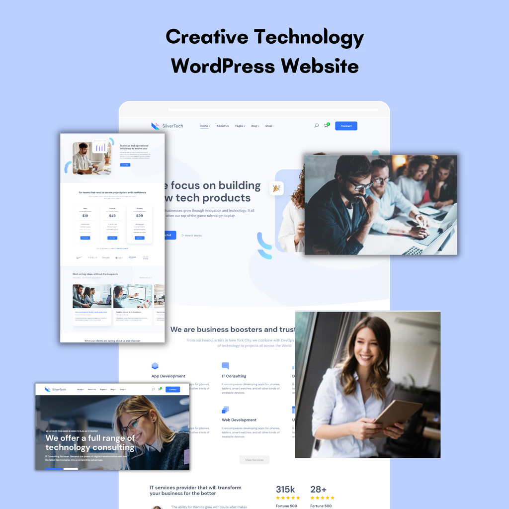 Creative Technology WordPress Responsive Website