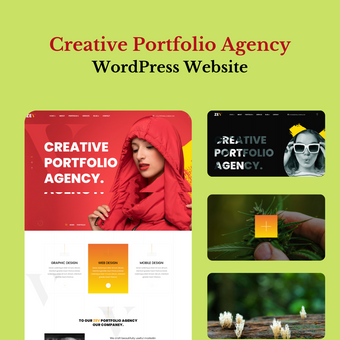 Creative Portfolio Agency WordPress Responsive Website