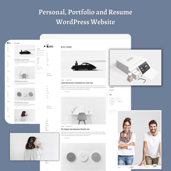 Personal, Portfolio and Resume WordPress Responsive Website