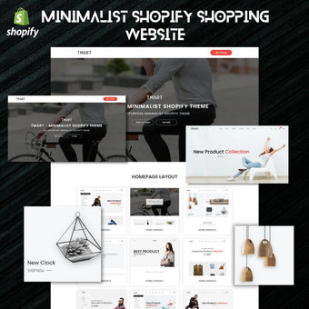 Minimalist Shopify Shopping Website