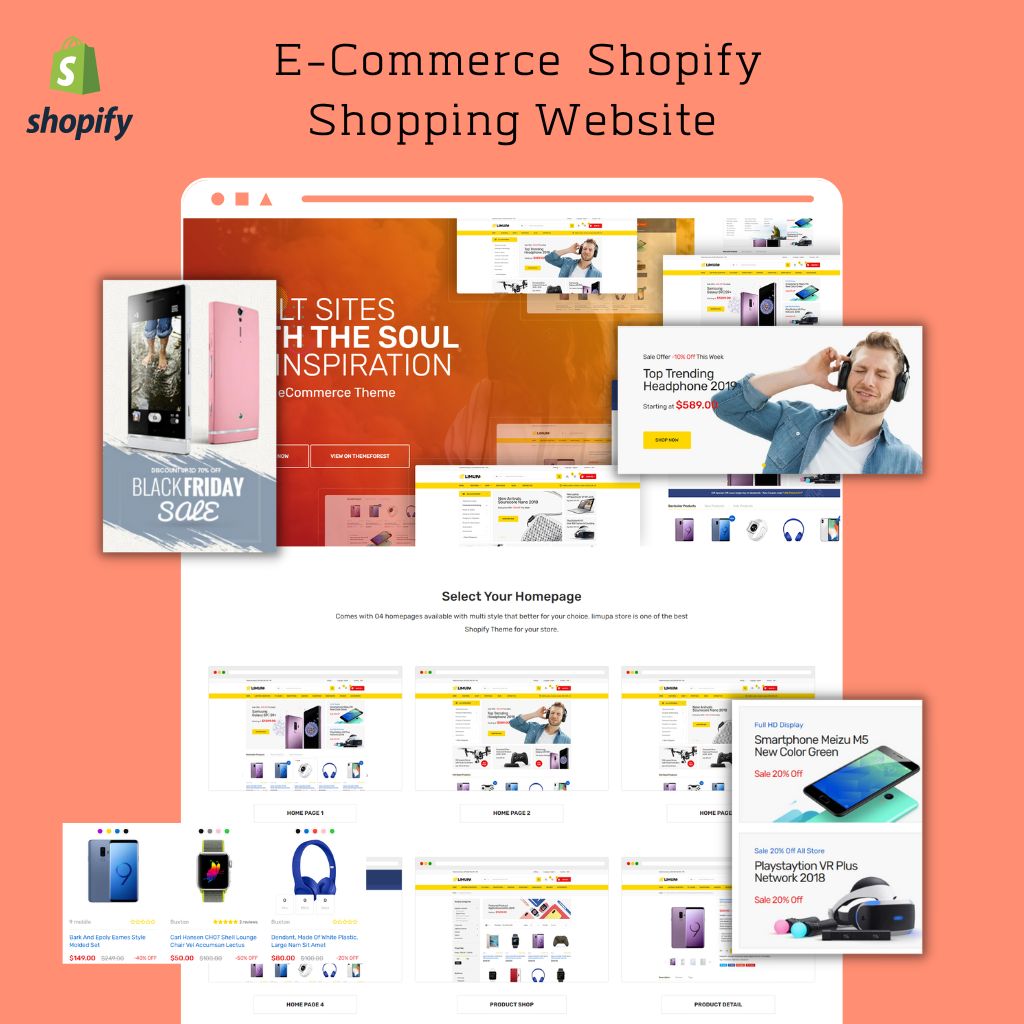 E-Commerce  Shopify Shopping Website