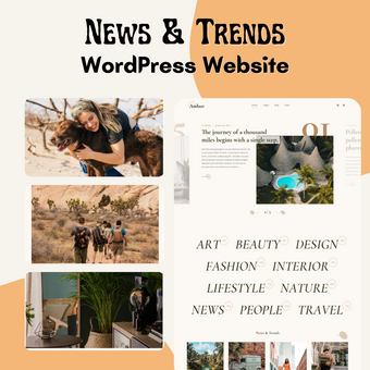 News & Trends WordPress Responsive Website