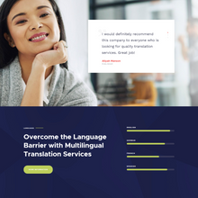 Professional Translation Services WordPress Responsive Website