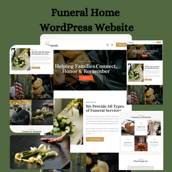 Funeral Home WordPress Responsive Website