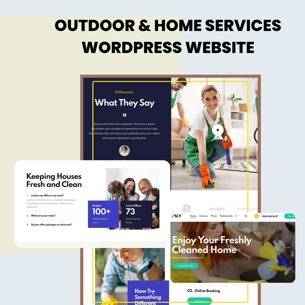 Outdoor & Home Services WordPress Responsive Website