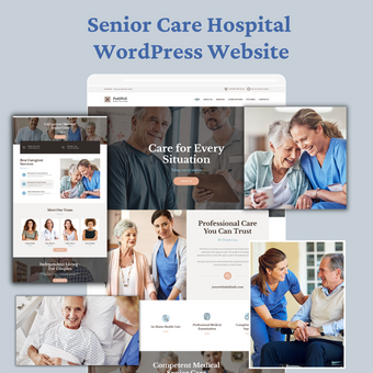 Senior Care Hospital WordPress Responsive Website