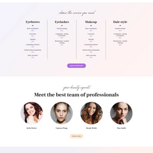 Beauty Shop & Spa Salon WordPress Responsive Website