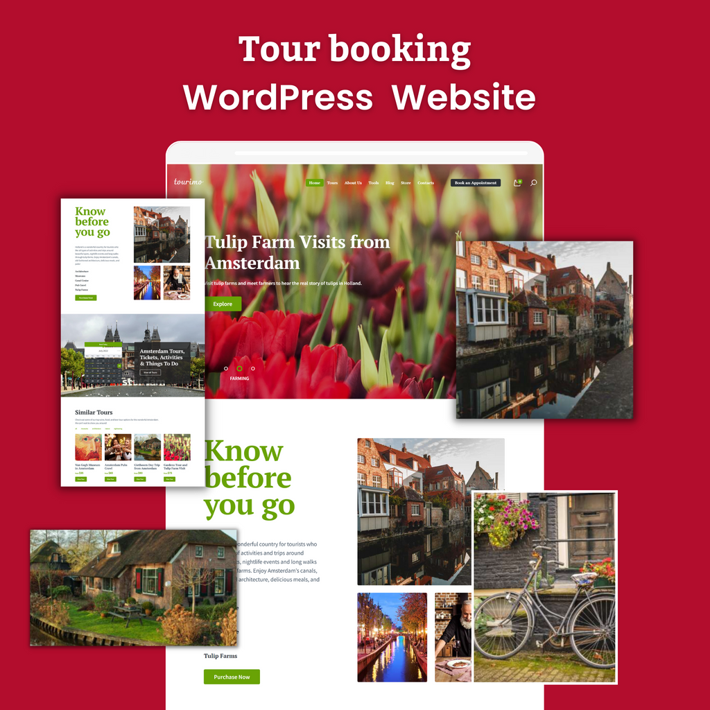 Tour Booking WordPress Responsive Website