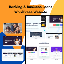 Banking & Business Loans WordPress Responsive Website