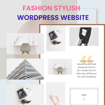 Fashion Stylish WordPress Responsive Website