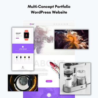 Multi-Concept Portfolio WordPress Responsive Website