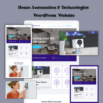 Home Automation & Technologies WordPress Responsive Website