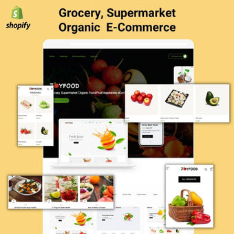 Grocery, Supermarket Organic E-Commerce Shopify Shopping Website