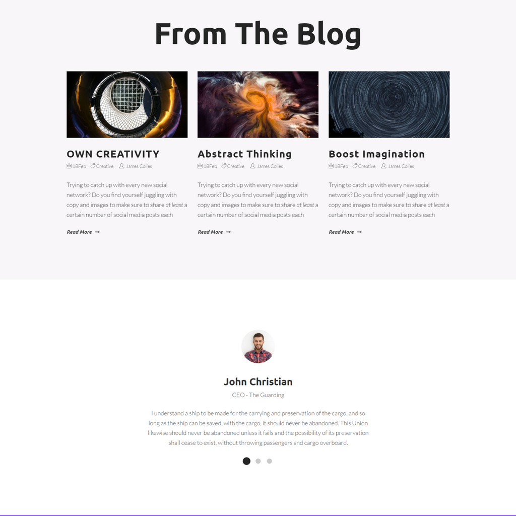 Multi-Concept Portfolio WordPress Responsive Website