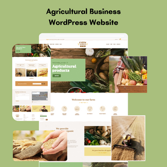 Agricultural Business WordPress Responsive Website