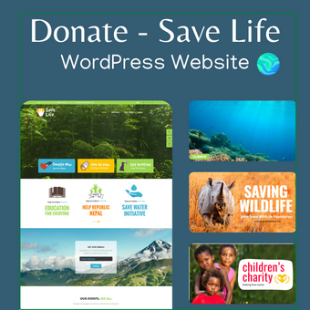 Donate - Save Life WordPress Responsive Website