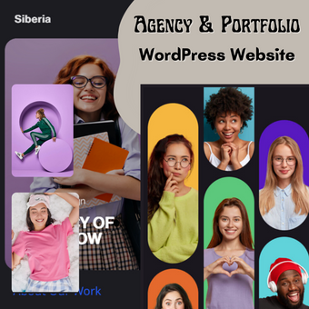 Agency and Portfolio WordPress Responsive Website