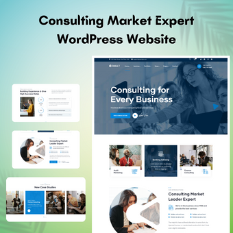 Consulting Market Expert WordPress Responsive Website