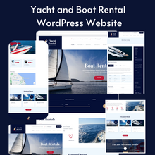 Yacht and Boat Rental WordPress Responsive Website
