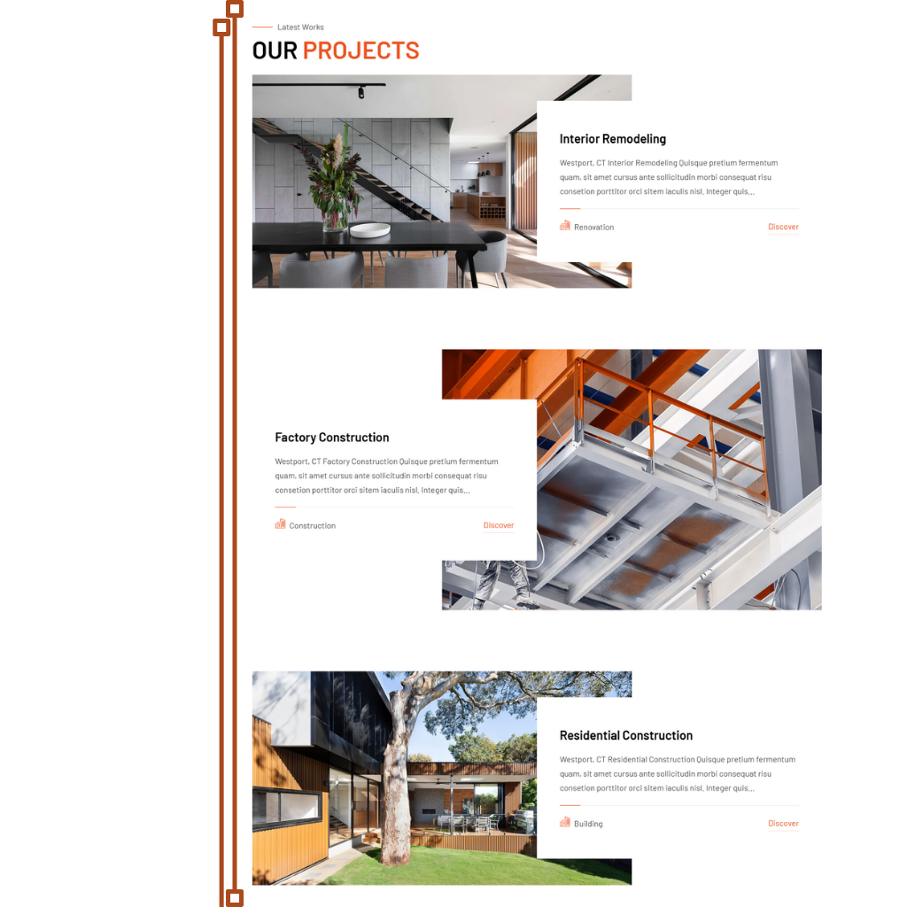 Architecture Projects WordPress Responsive Website