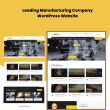 Leading Manufacturing Company WordPress Responsive Website