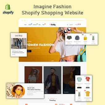 Imagine Fashion Shopify Shopping Website