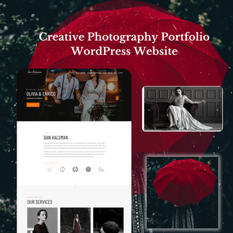 Creative Photography Portfolio WordPress Responsive Website