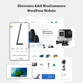 Electronics AJAX WooCommerce WordPress Responsive Website