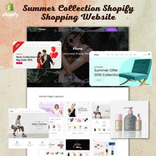 Summer Collection Shopify Shopping Website