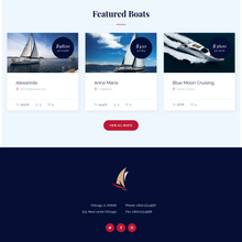 Yacht and Boat Rental WordPress Responsive Website