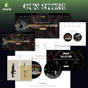 Gun Store Shopify Shopping Website