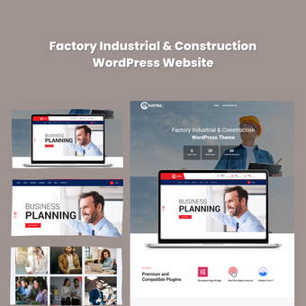 Factory Industrial & Construction WordPress Responsive Website