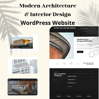 Modern Architecture & Interior Design WordPress Responsive Website