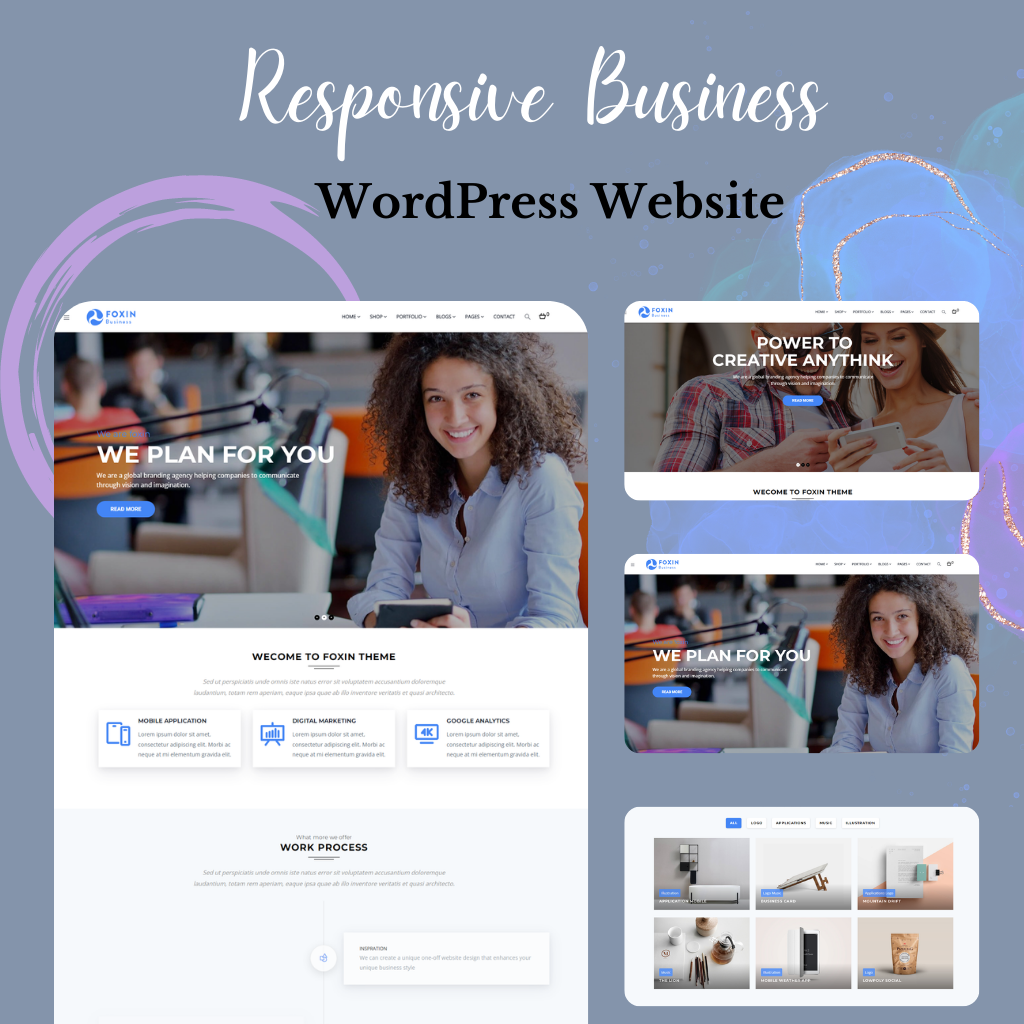Responsive Business WordPress Website