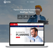 Factory Industrial & Construction WordPress Responsive Website