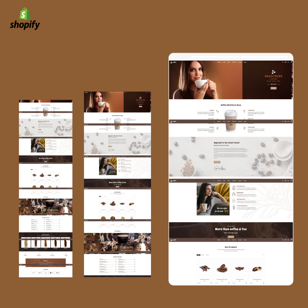 Coefee  -  Shopify Shopping Website