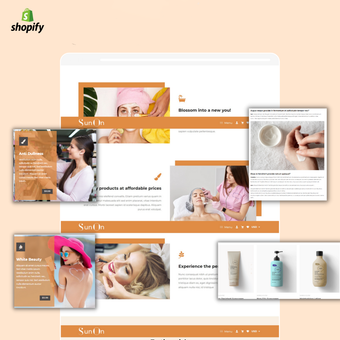 Skincare And Wellness  Store Shopify Website