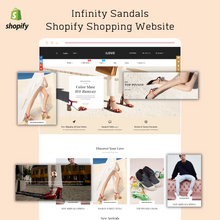 Infinity Sandals Shopify Shopping Website