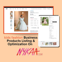 kids fashion Business Products Listing & Optimization On nyka