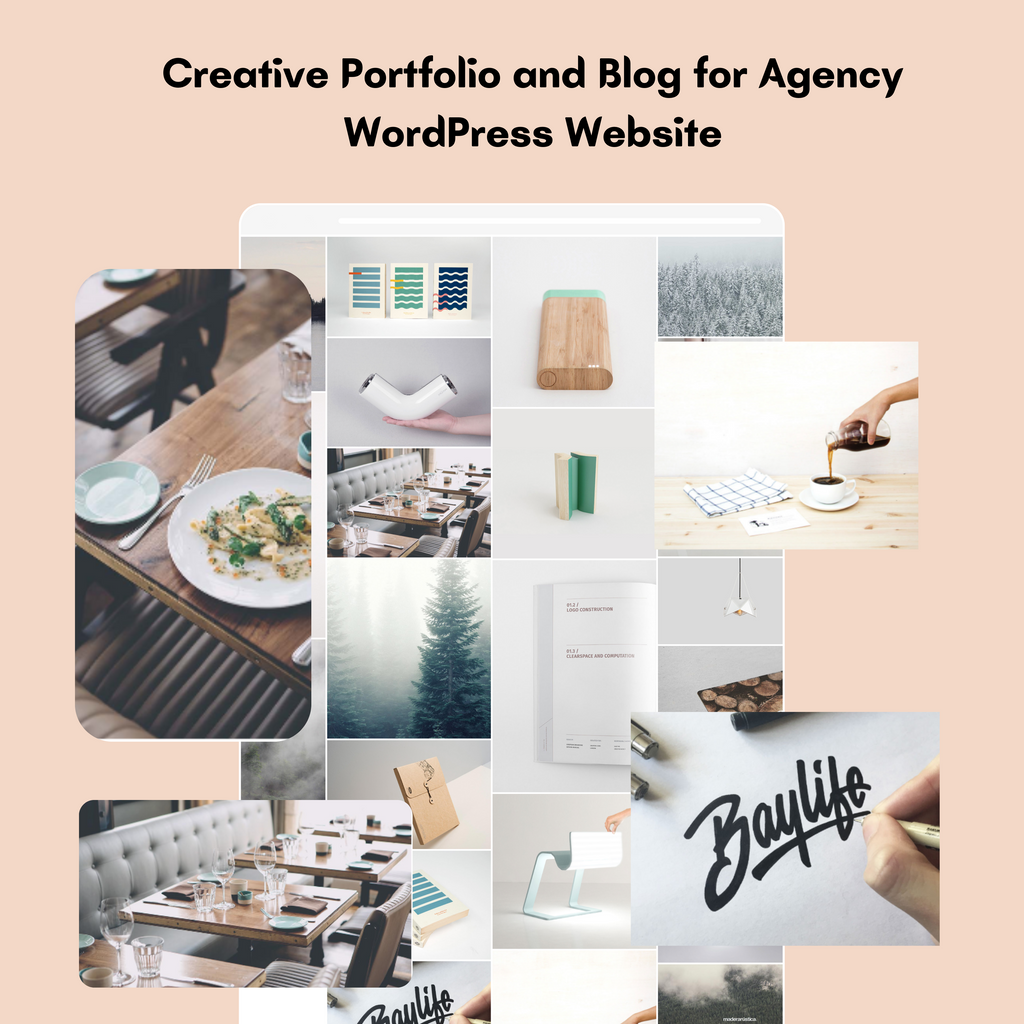 Creative Portfolio and Blog for Agency WordPress Responsive Website
