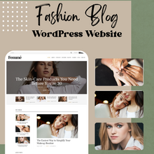 Fashion Blog WordPress Responsive Website