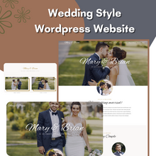 Wedding Style WordPress Responsive Website
