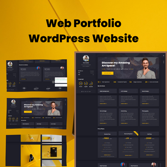 Web Portfolio WordPress Responsive Website