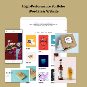 High-Performance Portfolio WordPress Responsive Website
