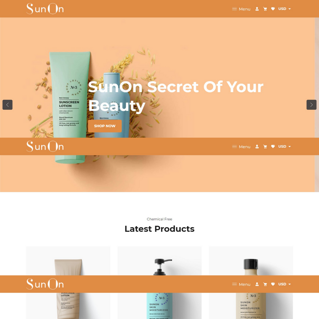 Skincare And Wellness  Store Shopify Website