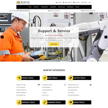 Hardware & Tool Responsive Shopify Shopping Website