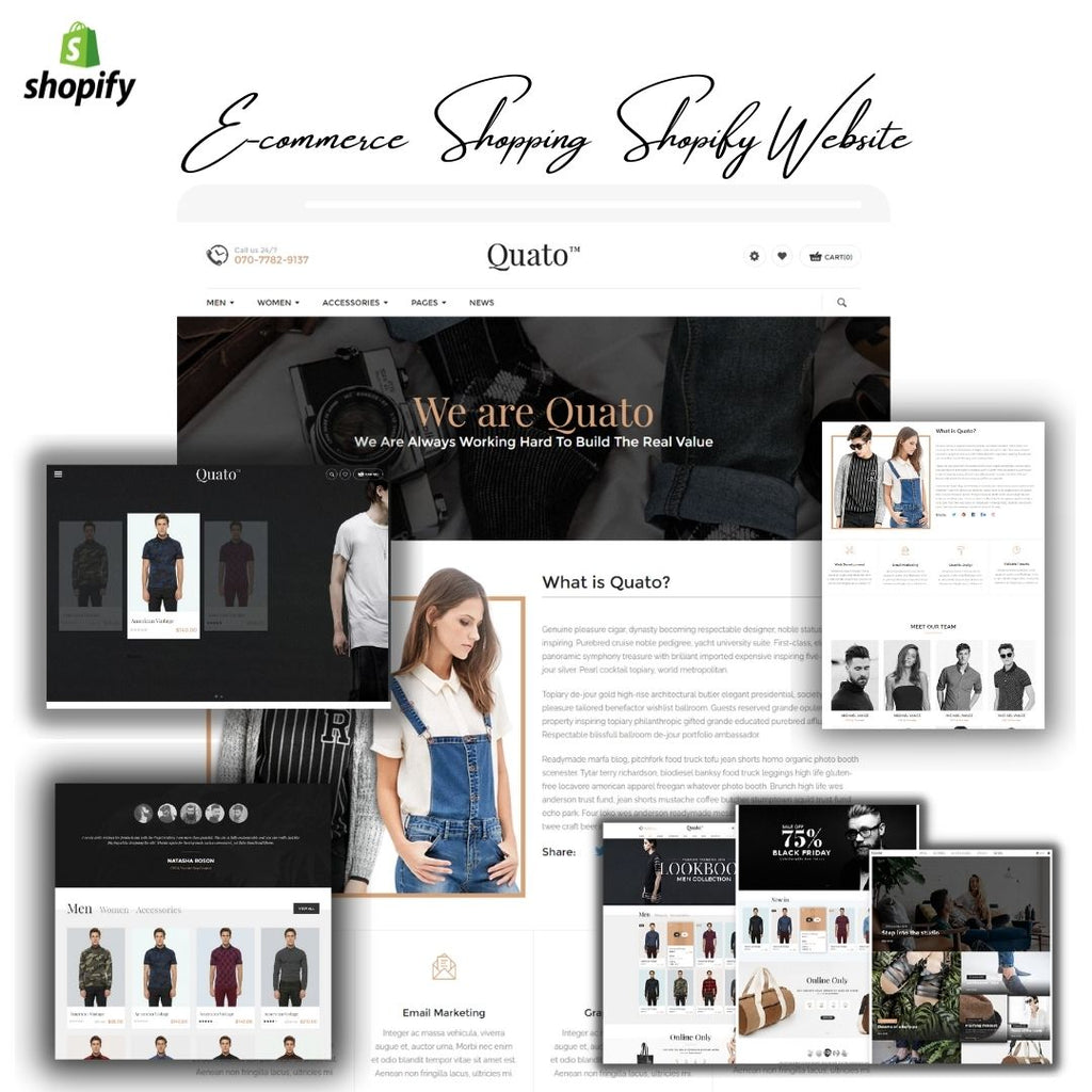 Fashion and Clothing E-Commerce Shopify Website