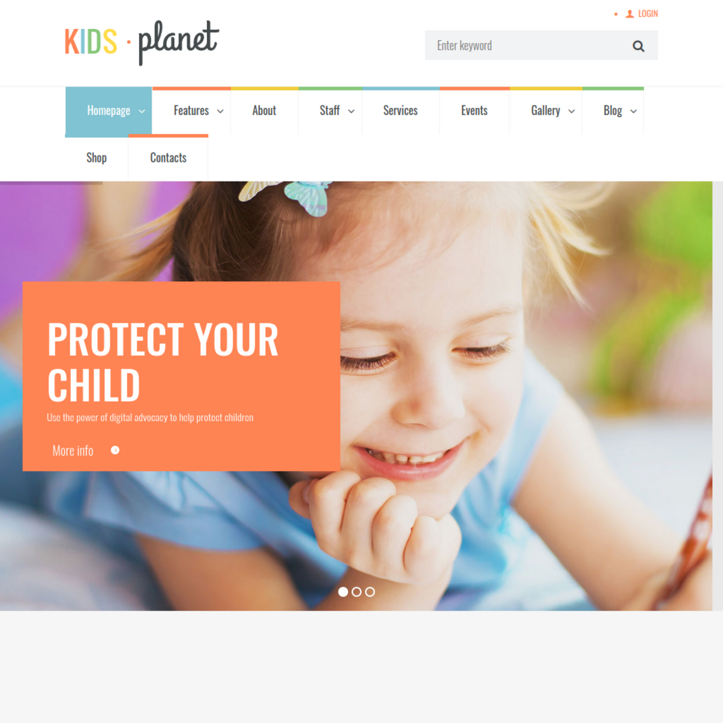 Multipurpose Children WordPress Website